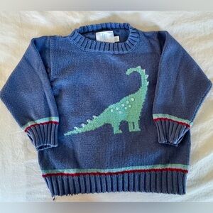 Little English Toddler Boy Dinosaur Cotton Sweater 3T